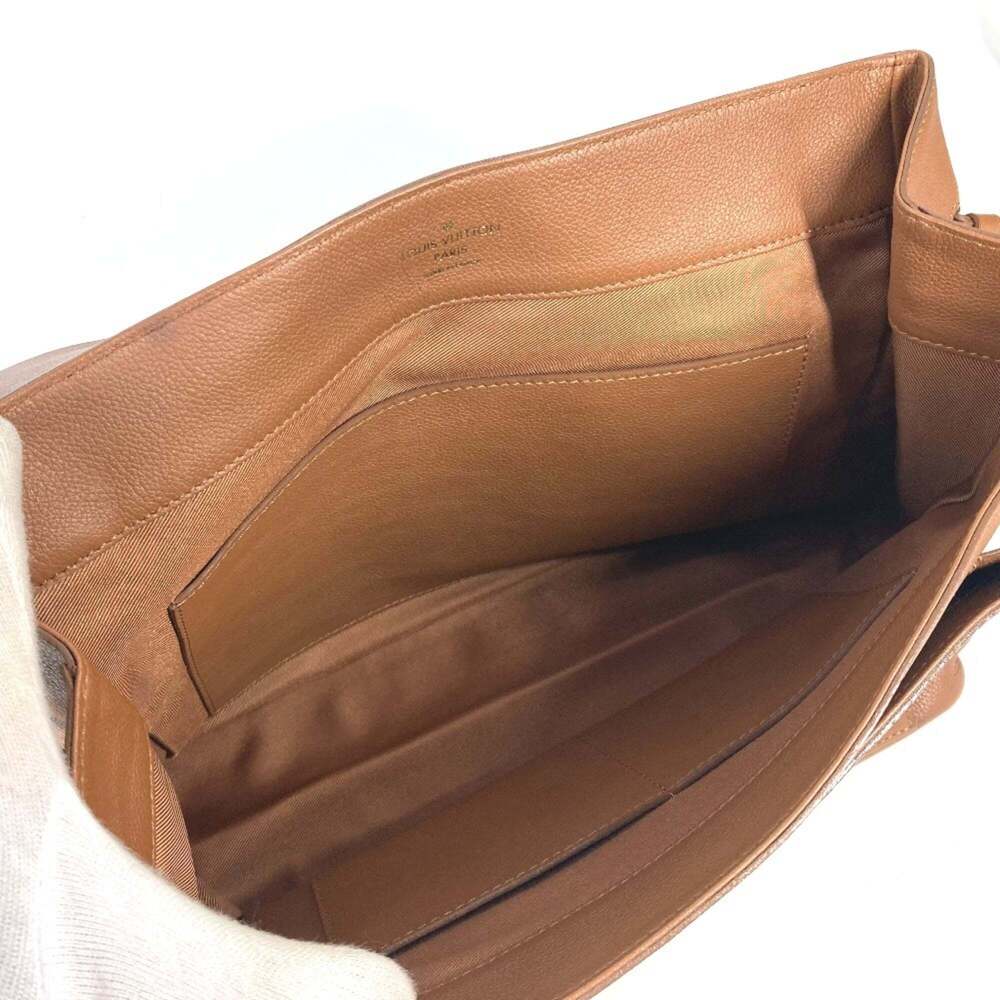 LOUIS VUITTON Authentic Brown Leather Shoulder Bag - Picture 12 of 16